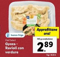 Offerta per Chef Select - Gyoza-Ravioli Con Verdure a 2,89€ in Lidl