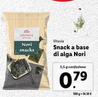 Offerta per Vitasia - Snack A Base Di Alga Nori a 0,79€ in Lidl