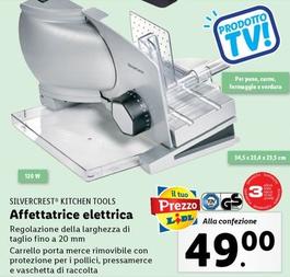 Offerta per Silvercrest Kitchen Tools - Affettatrice Elettrica a 49€ in Lidl