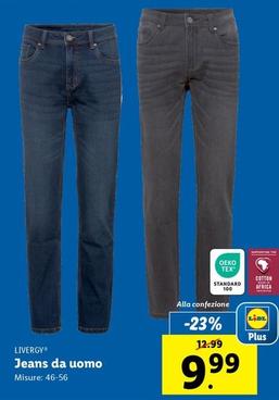 Offerta per Livergy - Jeans Da Uomo a 9,99€ in Lidl