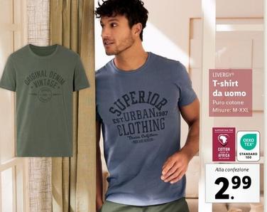 Offerta per Livergy - T-Shirt Da Uomo a 2,99€ in Lidl