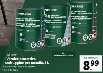 Offerta per Parkside - Vernice Protettiva Antiruggine Per Metallo, 1 L a 8,99€ in Lidl