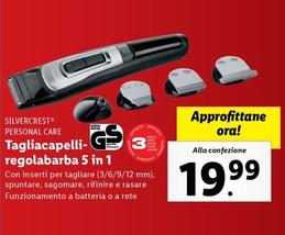 Offerta per Silvercrest Personal Care - Tagliacapelli-Regolabarba 5 In 1 a 19,99€ in Lidl