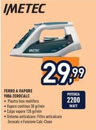 Offerta per Imetec - Ferro A Vapore 9006 Zerocalc a 29,99€ in Unieuro