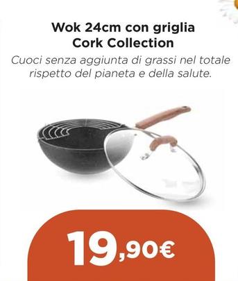 Offerta per Kasanova  - Wok 24CM Con Griglia Cork Collection a 19,9€ in Unieuro