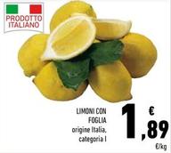 Offerta per Limoni Con Foglia a 1,89€ in Conad