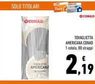 Offerta per Conad - Tovaglietta Americana a 2,19€ in Conad
