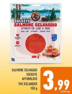 Offerta per Sockeye - Salmone Selvaggio Affumicato The Icelander a 3,99€ in Conad