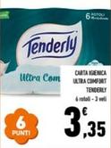 Offerta per Tenderly - Carta Igienica Ultra Comfort a 3,35€ in Conad