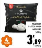 Offerta per Imperatore - Mozzarella Di Latte Di Bufala a 3,89€ in Conad