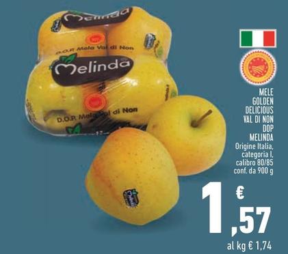 Offerta per Melinda - Mele Golden Delicious Val Di Non DOP a 1,57€ in Conad City
