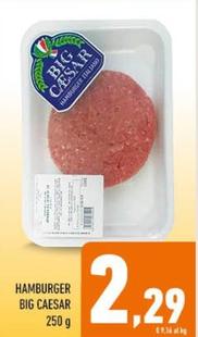 Offerta per Big Caesar - Hamburger a 2,29€ in Conad Superstore