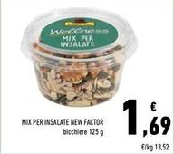 Offerta per New Factor - Mix Per Insalate a 1,69€ in Conad Superstore