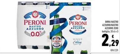 Offerta per Peroni - Birra Nastro Azzurro/nastro Azzurro a 2,29€ in Conad Superstore