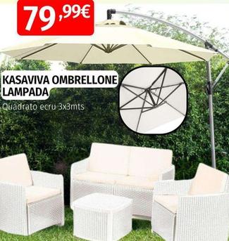 Offerta per Kasaviva Ombrellone Lampada a 79,99€ in Mega