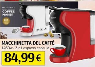 Offerta per Sogo - Macchinetta Del Caffè a 84,99€ in Mega