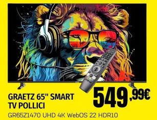 Offerta per Graetz - 65" Smart Tv Pollici a 549,99€ in Mega
