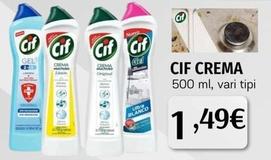 Offerta per Cif - Crema a 1,49€ in Mega