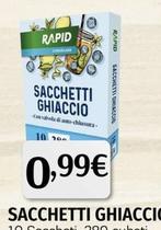 Offerta per Rapid - Sacchetti Ghiaccio a 0,99€ in Mega