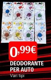 Offerta per Deodorante Per Auto a 0,99€ in Mega