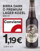 Offerta per Kozel - Birra Dark O Premium Lager a 1,19€ in Coop