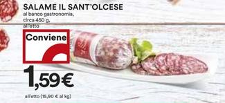 Offerta per Salumificio Cabella Sant'Olcese - Salame Il Sant'Olcese a 1,59€ in Coop