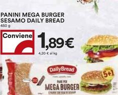 Offerta per Daily Bread - Panini Mega Burger Sesamo a 1,89€ in Coop