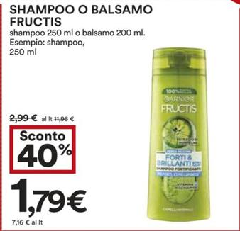 Offerta per Garnier - Shampoo O Balsamo a 1,79€ in Coop
