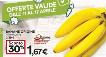 Offerta per Banane a 1,67€ in Coop