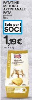 Offerta per Snack Pata - Patatine Metodo Artigianale a 1,19€ in Coop