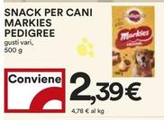 Offerta per Pedigree - Snack Per Cani Markies a 2,39€ in Coop