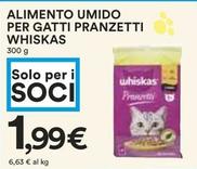 Offerta per Whiskas - Alimento Umido Per Gatti Pranzetti a 1,99€ in Coop
