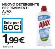 Offerta per Ajax - Nuovo Detergente Per Pavimenti a 1,99€ in Coop