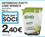 Offerta per Winni'S - Detersivo Piatti Lime a 2,4€ in Coop