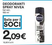 Offerta per Nivea - Deodoranti Spray a 2,09€ in Coop