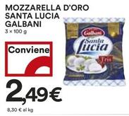 Offerta per Galbani - Mozzarella D'Oro Santa Lucia a 2,49€ in Coop