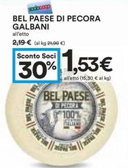 Offerta per Galbani - Bel Paese Di Pecora a 1,53€ in Coop