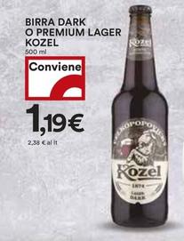Offerta per Kozel - Birra Dark O Premium Lager a 1,19€ in Coop