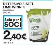Offerta per Winni's - Detersivo Piatti Lime a 2,4€ in Coop