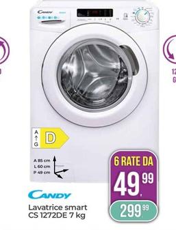 Offerta per Candy - Lavatrice Smart CS 1272DE 7 Kg a 299,99€ in Portobello