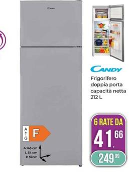 Offerta per Candy - Frigorifero Doppia Porta Capacità Netta 212 L a 249,99€ in Portobello
