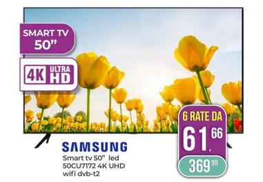 Offerta per Samsung - Smart Tv 50" Led 50CU7172 4k Uhd Wifi Dvb-t2 a 369,99€ in Portobello