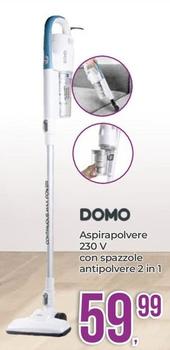 Offerta per Domo - Aspirapolvere 230 V Con Spazzole Antipolvere 2 In 1 a 59,99€ in Portobello