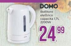 Offerta per Domo - Bollitore Elettrico Capacità 1,7l 2200w a 24,99€ in Portobello