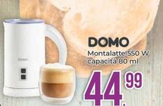 Offerta per Domo - Montalatte 550 W Capacità 80 Ml a 44,99€ in Portobello