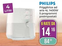 Offerta per Philips - Friggitrice Ad Aria 4l 1400w 5 Programmi Preimpostati a 84,99€ in Portobello