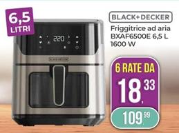 Offerta per Black & Decker - Friggitrice Ad Aria BXAF6500E 6,5 L 1600 W a 109,99€ in Portobello