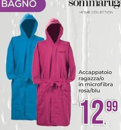 Offerta per Sommaruga - Accappatoio Ragazza/o In Microfibra Rosa/blu a 12,99€ in Portobello