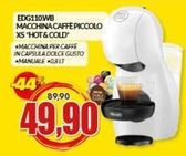 Offerta per De Longhi - EDG110WB Macchina Caffe Piccolo Xs "Hot & Cold a 49,9€ in Risparmio Casa