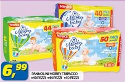 Offerta per Morby Baby - Pannolini Tripacco 40 Pezzi a 6,99€ in Risparmio Casa